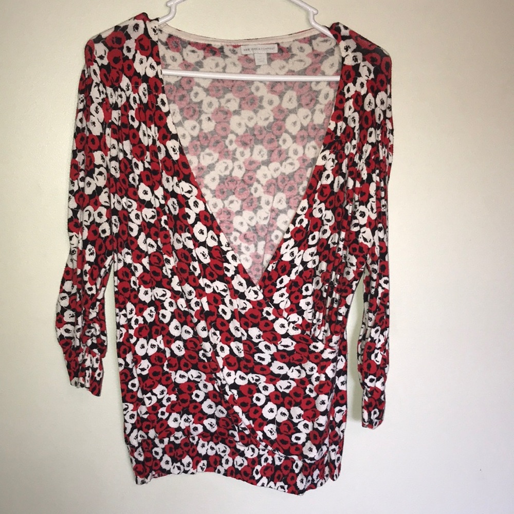 Wrap front Sweater